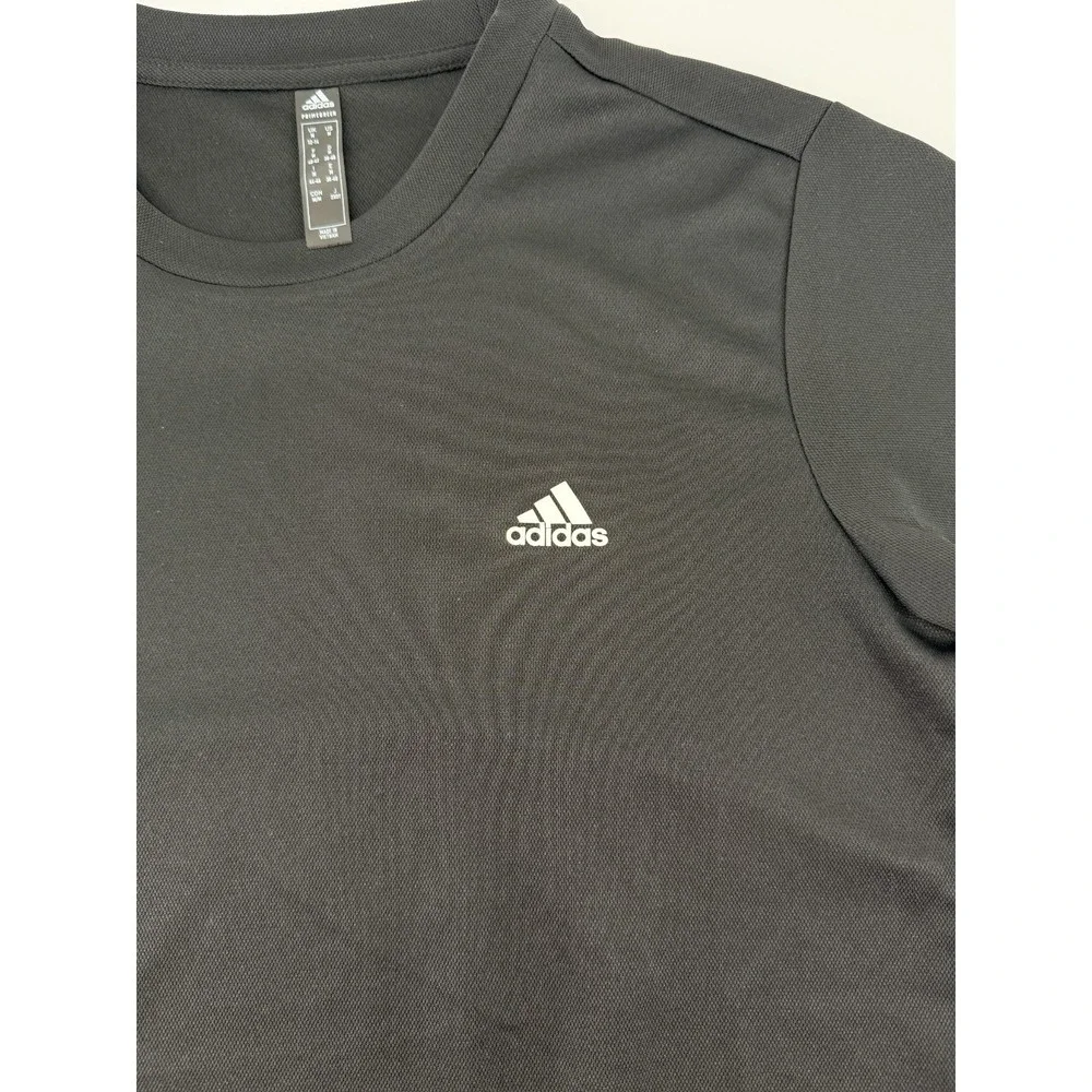 adidas AEROREADY Mens Medium Black‎ Athletic Shirt Workout Gym Training Tee